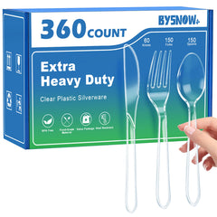 BYSNOW front package showing full 360-count set and convenience