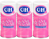 C&H front canister pack showing brand and tidy countertop storage benefit