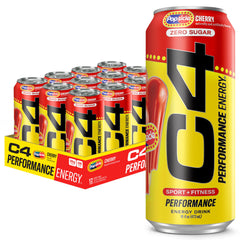 C4 Cherry Popsicle front packaging showing bold label and zero sugar benefits