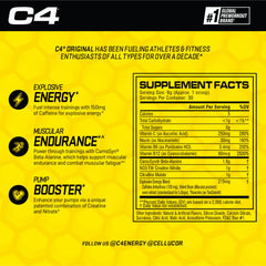C4 mixed drink in glass demonstrating refreshing flavor and quick preworkout boost