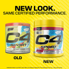 measured scoop of C4 Sport powder showing single-serving portion benefit