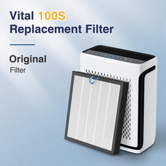 Cabiclean filter side profile highlighting compact design and consistent airflow benefit
