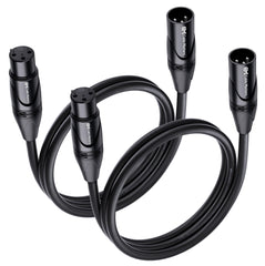 Cable Matters front XLR connector showing secure metal housing and reliable contact