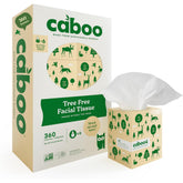 Caboo front box packaging showing branding and compact design benefit