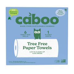 Caboo close-up of roll texture highlighting durable absorbency
