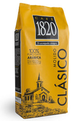 café 1820 front packaging showing bag and 32 oz size, preserves freshness
