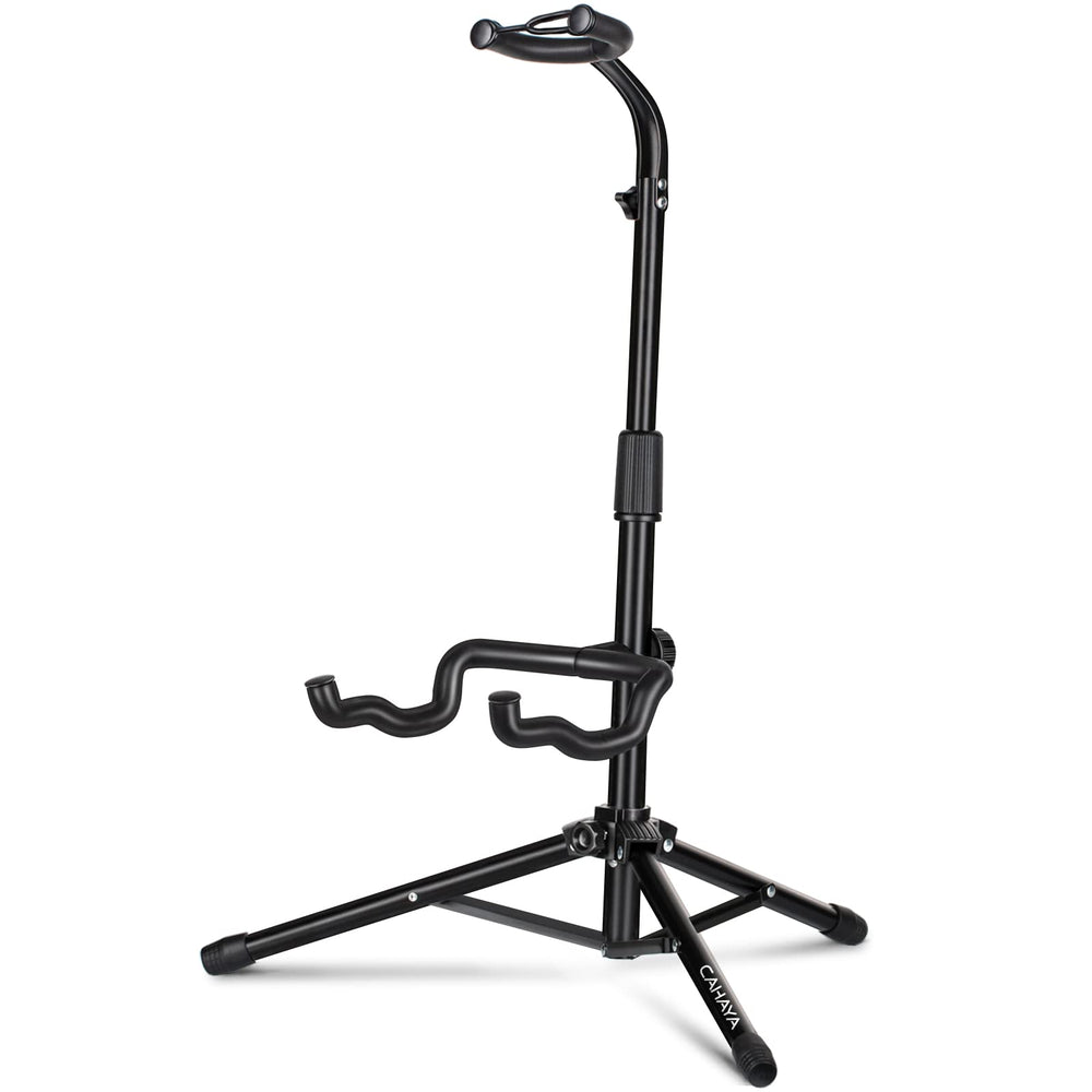 CAHAYA front view of stand showing stable tripod base and upright support benefit