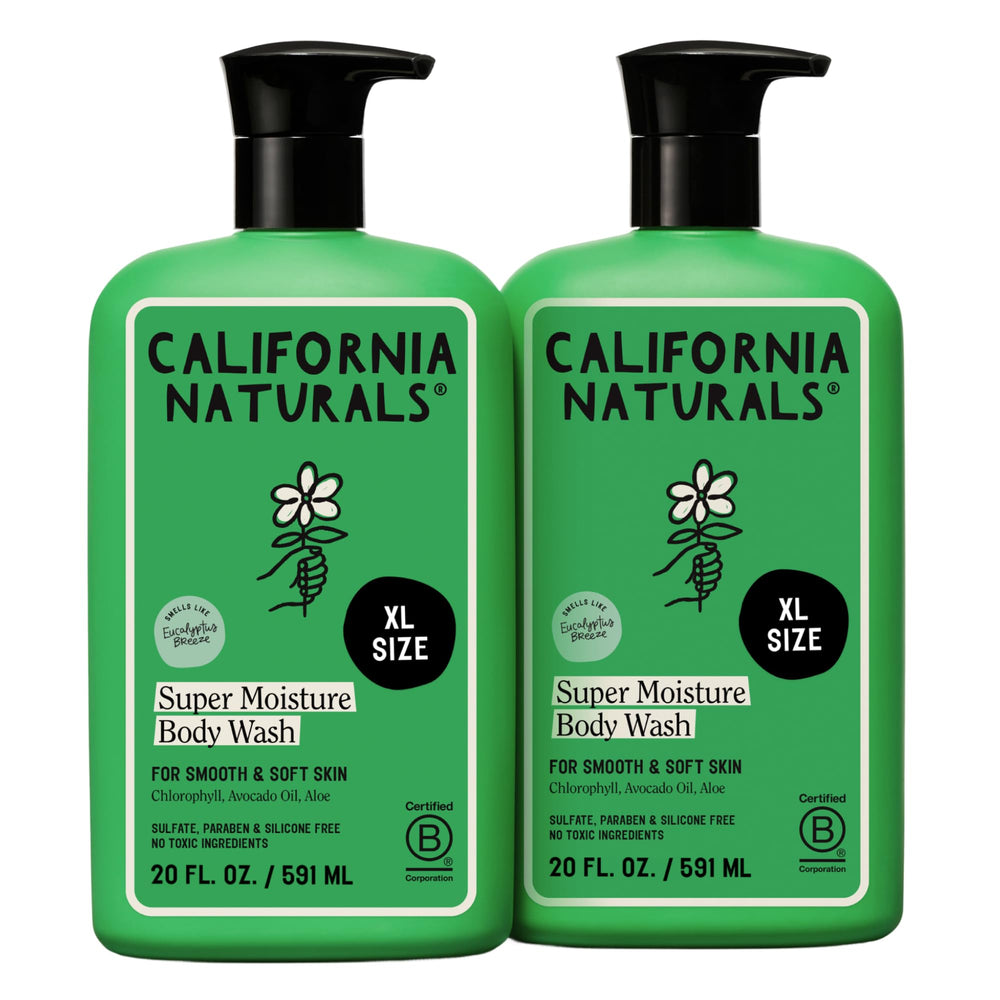 California Naturals front packaging showing eucalyptus breeze and moisturizing benefits