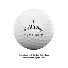 Callaway ERC Soft close-up of cover texture for improved short-game feel