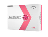 Callaway Supersoft pink front packaging shows product and benefits