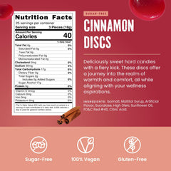 Cambie bulk pour of discs illustrating quantity and easy refilling benefit