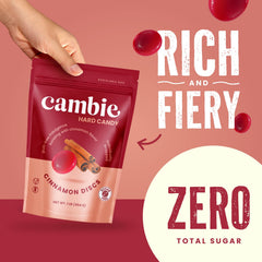 Cambie individually wrapped piece demonstrating hygiene and on-the-go convenience benefit