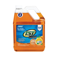 Camco TST MAX front jug showing product and capacity benefit