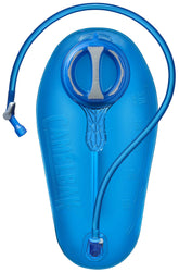 CamelBak Crux 3L front view showing reservoir shape and fill opening, travel-ready