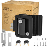 CAMJOKE front assembly showing door lock face and handle, clear security benefit