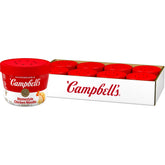 Campbell's front packaging showing bowl and branding for quick recognition and convenience