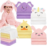 CandyHome hooded towels front view showing full set and easy coverage