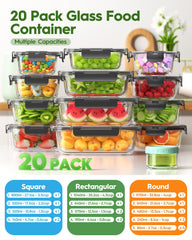 Canfanni glass container with lid closed demonstrating airtight seal
