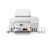 Canon MegaTank G3270 front view showing compact design and multifunction benefit