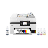 Canon GX2020 front view showing compact design and paper tray for efficient desktop printing