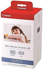 Canon KP-108IN ink cassette close-up illustrating reliable color output