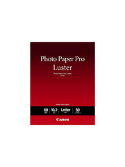 Canon LU-101 front packaging showing 50 sheets and benefits for vivid prints