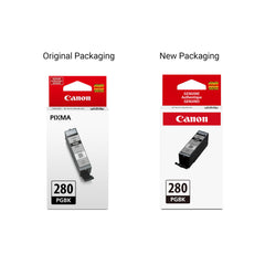 Canon PGI-280 installed in printer ready to print with smoother maintenance