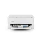 Canon PIXMA TS4320 front view showing compact design and controls for easy placement