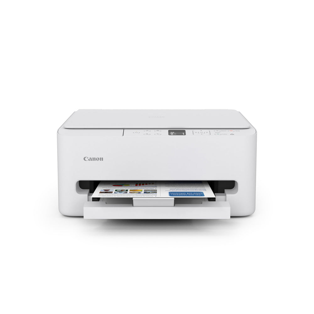 Canon PIXMA TS6520 front view showing compact all-in-one design and easy access
