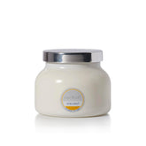 Capri Blue white jar front view showing elegant decor-ready presentation and aroma