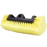 CARCAREZ front view of 10-inch brush head showing soft bristles and broad coverage benefit