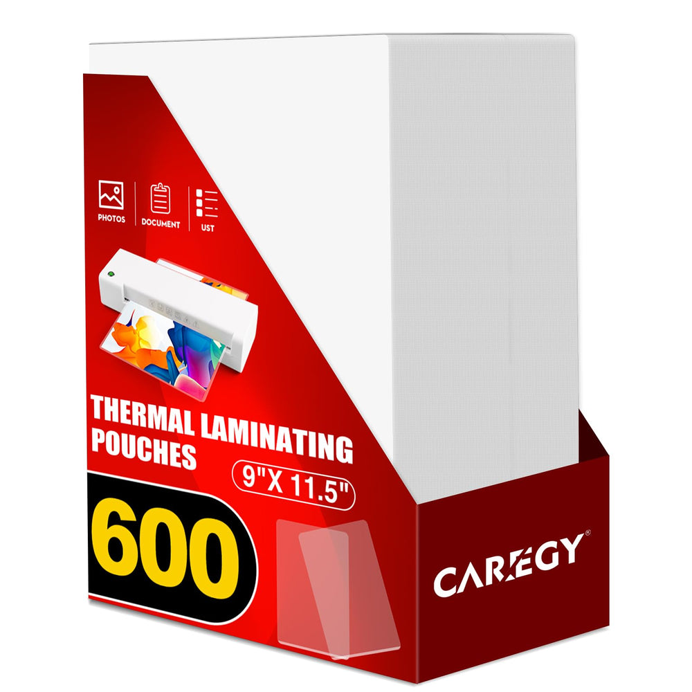 CAREGY front packaging showing 600-count bulk supply and label benefits