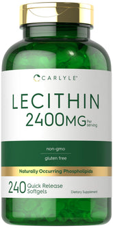 Carlyle bottle front label showing product name and 240 softgels benefit clarity