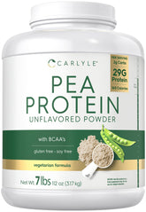 Carlyle tub front packaging showing 7 lb size and unflavored benefit