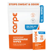 Carpe front packaging showing 15-count pouch and branding for quick identification and convenience