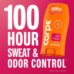 Carpe Rose Water being applied underarm for long-lasting sweat control