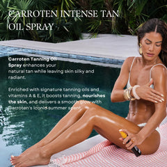 Carroten oil texture on skin highlighting smooth hydration benefit