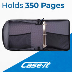 Case-it padded pocket close-up protecting a 13-inch laptop safely