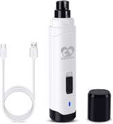 Casfuy front view of white grinder showing buttons and shape, easy control benefit