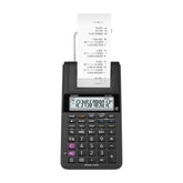 Casio HR-10RC front view showing compact layout and clear printing benefit
