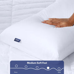 Casper cotton percale close-up texture for breathability and cool sleep