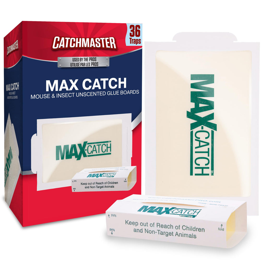 Catchmaster front packaging showing 36-pack for easy indoor pest control