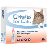 Catego front packaging showing product and monthly supply benefit