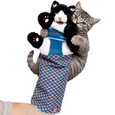 CATSUMO front view of wearable wrestling glove showing plush design and moveable limbs for active play