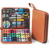 Cebelo front view open leather kit organized for quick repairs