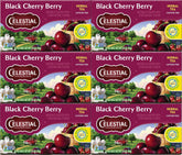 Celestial Seasonings front packaging showing six boxes and brand benefit