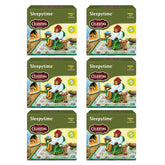 Celestial Seasonings front box showing Sleepytime branding and calming design benefit