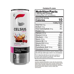 CELSIUS twelve-pack arrangement on shelf for value and pantry-ready convenience benefit