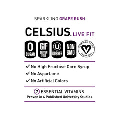 CELSIUS can beside gym gear illustrating pre-workout convenience and energy