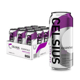 CELSIUS can front view showing grape slush branding and energetic design